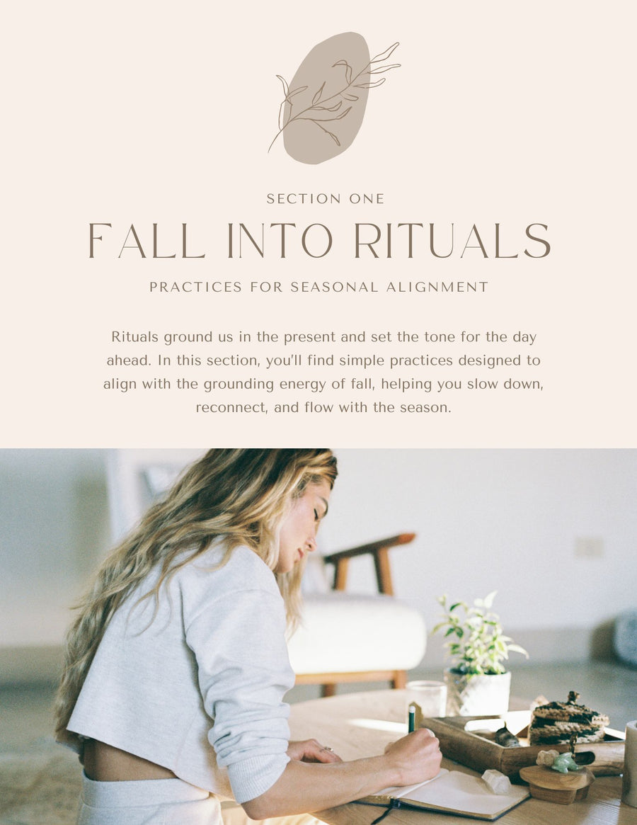 Fall Into Rituals E-Book: Recipes & Practices for Seasonal Living