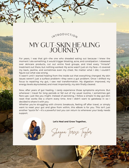 Glow from Within: A 14-Day Gut &amp; Skin Reset for Acne-Free Skin