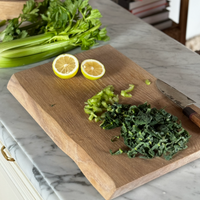 Eco-Luxe Florence Cutting Board – X The Wooden Palate - White Oak Edition