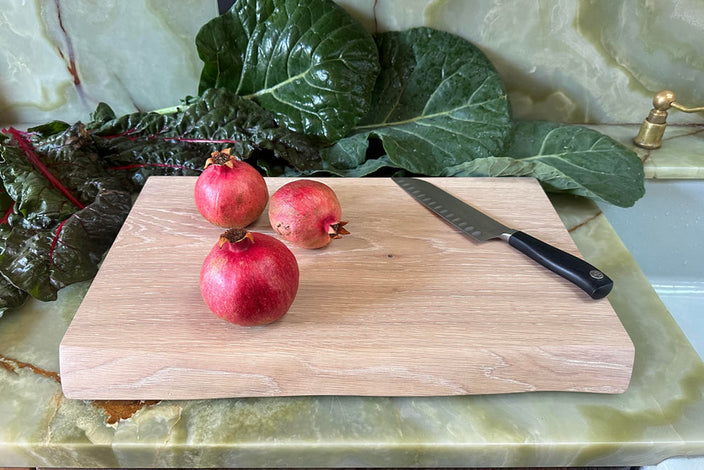 Eco-Luxe Florence Cutting Board – X The Wooden Palate - White Oak Edition